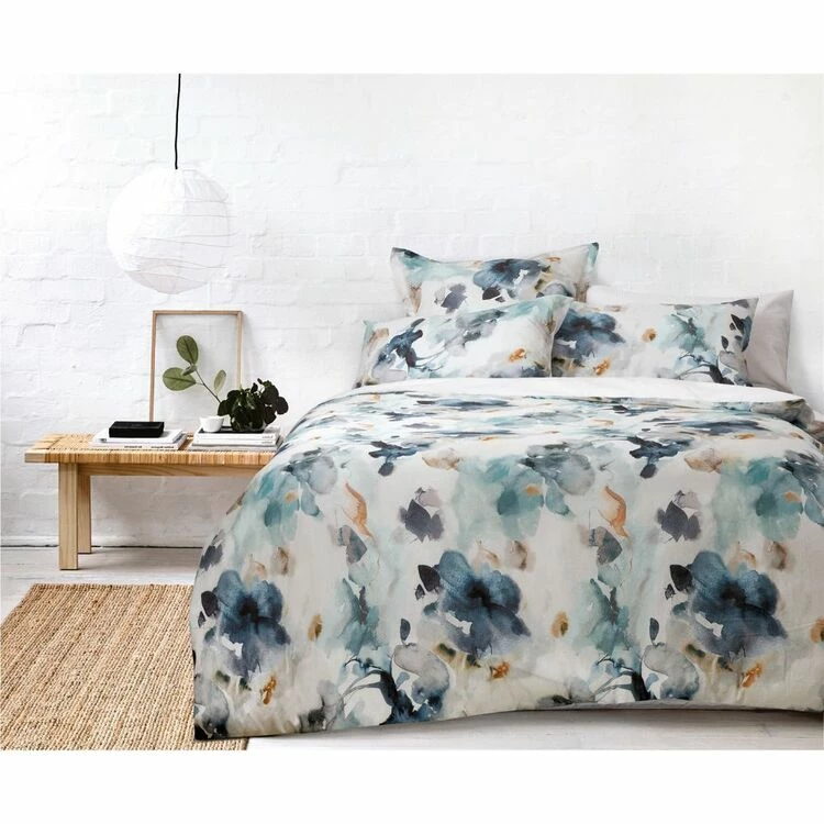 Gainsborough Suzanne Cotton Quilt Cover Set Double Bed Multicoloured Double 3 Gainsborough Suzanne Cotton Quilt Cover Set Double Bed Multicoloured Double