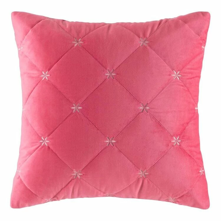 Kas Daisy Cushion 50x50cm Pink 3 Kas Daisy Cushion 50x50cm Pink