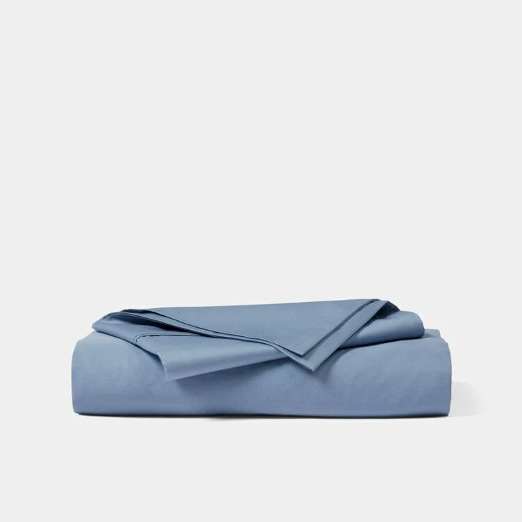 Dri Glo 500 Thread Count Soft Cotton Sheet Set King Bed Chambray King 4 Dri Glo 500 Thread Count Soft Cotton Sheet Set King Bed Chambray King - Image 2