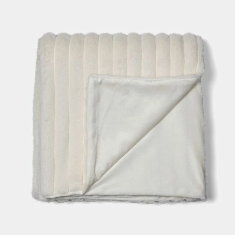 Jayson Brunsdon Homewares Jayson Brunsdon Vermont Throw 130 X 170 Cm Cream 130 X 170 Cm 4 Jayson Brunsdon Homewares Jayson Brunsdon Vermont Throw 130 X 170 Cm Cream 130 X 170 Cm - Image 2