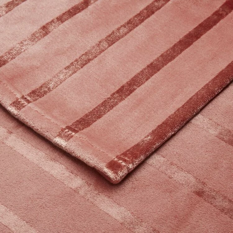 Soren New Lola Flannel Throw 130x170cm Blush 3 Soren New Lola Flannel Throw 130x170cm Blush