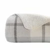 Elysian Plaid Sherpa Throw 130x170cm Grey 130 X 170 Cm 2 Elysian Plaid Sherpa Throw 130x170cm Grey 130 X 170 Cm -Bed Linen Sales Store 631017 C 0020 00