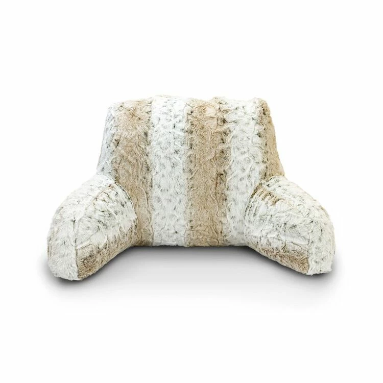 Soren Backrest Cushion Faux Fur Natural Natural 3 Soren Backrest Cushion Faux Fur Natural Natural