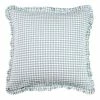 Chyka Home Laze Cotton Check European Pillowcase Pair Green European
