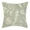 Linen House Adley Cushion 48x48cm Eucalyptus 48 X 48 Cm