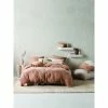 Linen House Cotton Quilt Cover Set King Bed Clay King