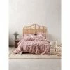 Linen House Clyde Cotton King Bed Quilt Cover Set Dusk King