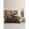 Linen House Kalena Cotton Quilt Cover Set Queen Bed Toffee Queen