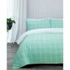 Jayson Brunsdon Homewares Hurstbridge Jacquard Quilt Cover Set Super King Bed Mint Super King