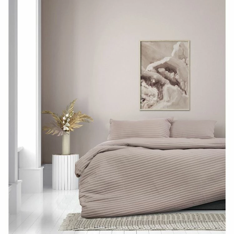 Ardor London Embossed Quilt Cover Set Queen Bed Bark Queen 3 Ardor London Embossed Quilt Cover Set Queen Bed Bark Queen