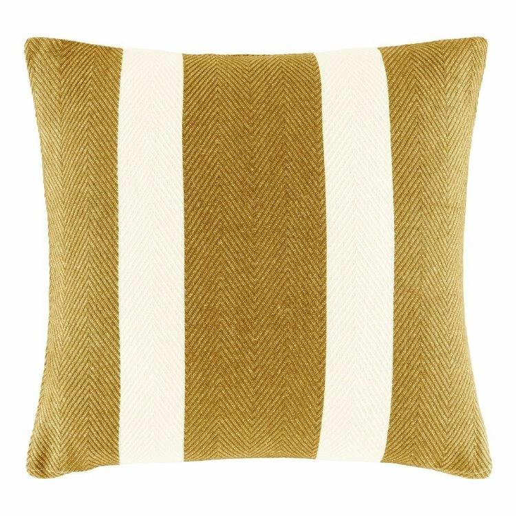 Kas Oldham Stripe Cushion 50x50cm Mustard 50 X 50 Cm 3 Kas Oldham Stripe Cushion 50x50cm Mustard 50 X 50 Cm