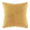 Kas Oscelace Cushion 50x50cm Mustard
