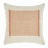 Linen House Cadiza 50 X 50 Cm Cushion Peach 50 X 50 Cm