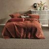 Linen House Heath Quilt Cover Set Double Bed Rust Double 2 Linen House Heath Quilt Cover Set Double Bed Rust Double -Bed Linen Sales Store 632796 C 0801 32