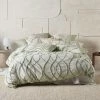 Linen House Amadora Cotton Quilt Cover Set Queen Bed Smoke Queen