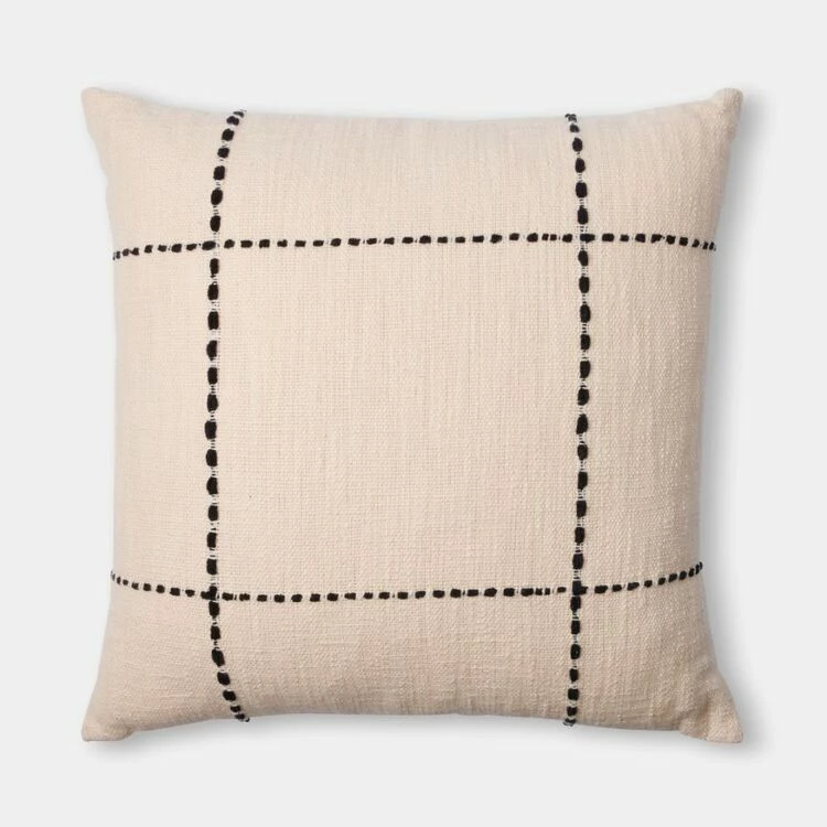 Shaynna Blaze Chester Cushion 50x50cm Natural 50 X 50 Cm 4 Shaynna Blaze Chester Cushion 50x50cm Natural 50 X 50 Cm - Image 2