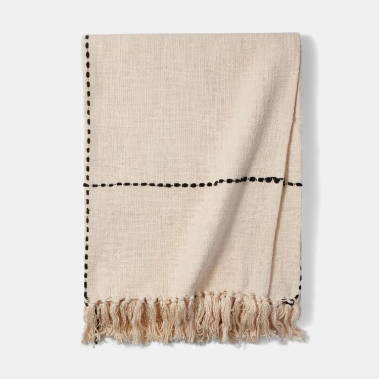 Shaynna Blaze Chester Throw 130x170cm Natural 130 X 170 Cm 4 Shaynna Blaze Chester Throw 130x170cm Natural 130 X 170 Cm - Image 2