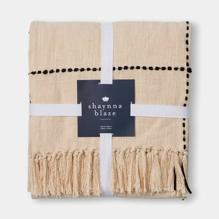 Shaynna Blaze Chester Throw 130x170cm Natural 130 X 170 Cm 5 Shaynna Blaze Chester Throw 130x170cm Natural 130 X 170 Cm - Image 3