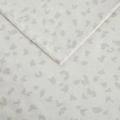 Linen House Zetta Printed Flannelette Sheet Set King Bed Moonbeam King