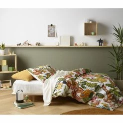 Happy Kids Taronga Cotton Print Quilt Cover Set Double Bed Multicoloured