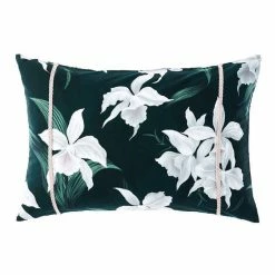 Grace By Linenhouse Linen House Cattleya Cushion 40x60cm Mist 40 X 60 Cm