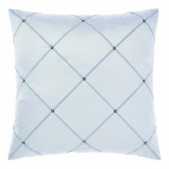 Grace By Linenhouse Linen House Jardin Cushion 48x48cm Navy 48 X 48 Cm