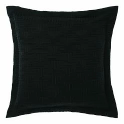 Grace By Linenhouse Linen House Winston European Pillowcase Black European