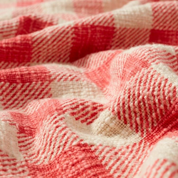 Chyka Home Chyka Gingham Printed Throw 130x170cm Calypso Coral 130 X 170 Cm 3 Chyka Home Chyka Gingham Printed Throw 130x170cm Calypso Coral 130 X 170 Cm