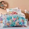 Linen House Kids The Reef Quilt Cover Set Single Bed Aqua Single 1 Linen House Kids The Reef Quilt Cover Set Single Bed Aqua Single -Bed Linen Sales Store 634053 C 0440 02