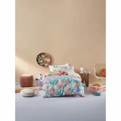 Linen House Kids The Reef Quilt Cover Set Queen Bed Aqua Queen