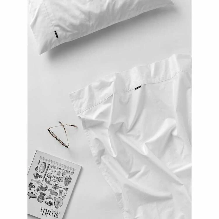 Linen House Augusta 500 Thread Count Cotton Sateen Sheet Set Super King Bed White Super King 3 Linen House Augusta 500 Thread Count Cotton Sateen Sheet Set Super King Bed White Super King