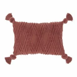 Linen House Solange Cushion 40x60cm Paprika 40 X 60 Cm