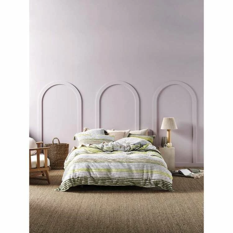 Linen House Nola Cotton Double Bed Quilt Cover Set Multicoloured Double 3 Linen House Nola Cotton Double Bed Quilt Cover Set Multicoloured Double