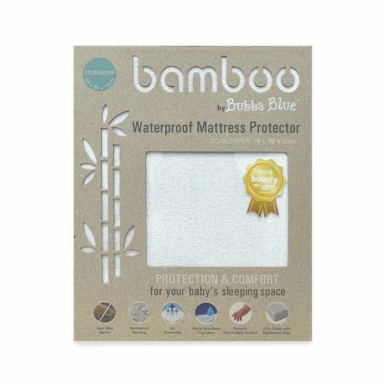 Bubba Blue Bamboo Mattress Protector Co Sleeper White 3 Bubba Blue Bamboo Mattress Protector Co Sleeper White