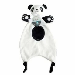 Bubba Blue Panda Security Blanket Black