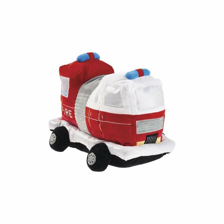 Linen House Kids Frankie Fire Truck Novelty Cushion Multicoloured 3 Linen House Kids Frankie Fire Truck Novelty Cushion Multicoloured