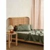 Linen House Nara 400 Thread Count Bamboo Cotton Sheet Set Double Bed Moss Double -Bed Linen Sales Store 634891 C 0313 57