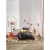 Linen House Kids Smiles All Round Quilt Cover Set Queen Bed Charcoal Queen -Bed Linen Sales Store 634906 C 0010 00