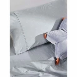 Linen House Kids Smiles All Round Sheet Set Single Bed Smoke Single