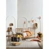 Linen House Kids Smiles All Round Cot Coverlet 100x120cm Apricot