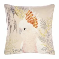 Linen House Major Mitchell's Cockatoo Cushion 50 X 50 Cm Multicoloured 50 X 50 Cm