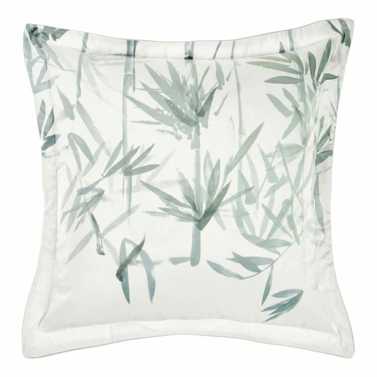 Grace By Linenhouse Grace By Linen House Bamboo Florette European Pillowcase Sage European 3 Grace By Linenhouse Grace By Linen House Bamboo Florette European Pillowcase Sage European