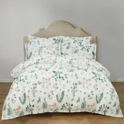 Chyka Home Cottage Garden Cotton Sateen Quilt Cover Set King Bed Multicoloured King