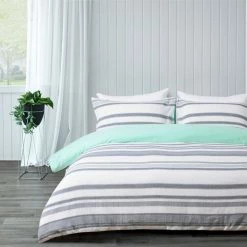 Jayson Brunsdon Homewares Jayson Brunsdon Genoa Jacquard Quilt Cover Set Queen Bed Multicoloured Queen