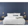 Bas Phillips Gatsby Quilt Cover Set King Bed White King