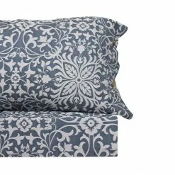 Bas Phillips Morocco Cotton Quilt Cover Set Queen Bed Blue Queen
