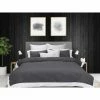 Bas Phillips New York 250 Thread Count Cotton Quilt Cover Set Queen Bed Charcoal Queen -Bed Linen Sales Store 641537 C 0010 00