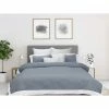 Bas Phillips New York 250 Thread Count Cotton Quilt Cover Set King Bed Mercury King -Bed Linen Sales Store 641538 C 0040 18