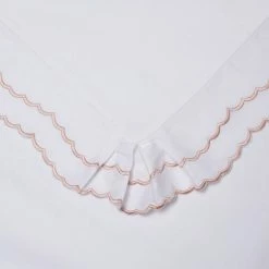 Chyka Home Chyka Sweetheart 300 Thread Count Cotton Sateen Sheet Set Queen Bed Pink Queen